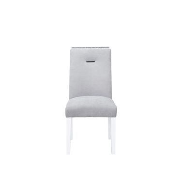 Monaco Dining Chair Set of 2 In Dark Grey
