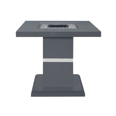 Monaco End Table In Dark Grey