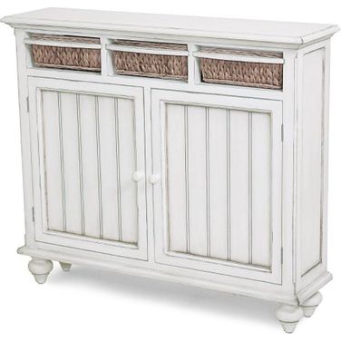Monaco Entry Cabinets With Baskets In White