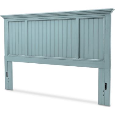 Monaco King Headboard In Blue