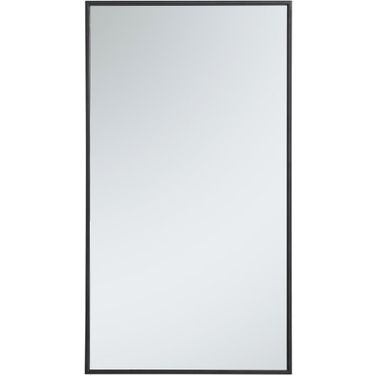 Monet Black Rectangle Mirror MR42036BK
