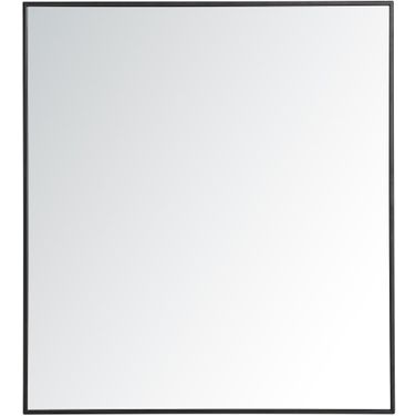 Monet Black Square Mirror MR43640BK