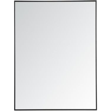 Monet Black Square Mirror MR43648BK