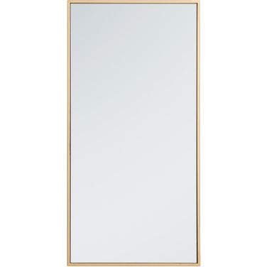 Monet Brass Rectangle Mirror MR41836BR