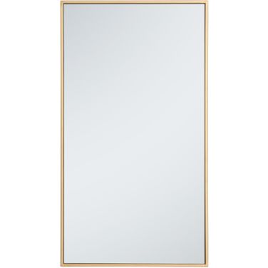 Monet Brass Rectangle Mirror MR42036BR