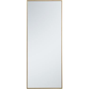 Monet Brass Rectangle Mirror MR42460BR