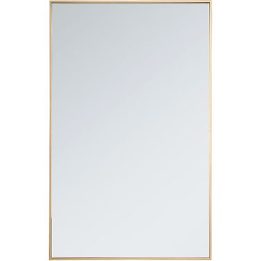 Monet Brass Rectangle Mirror MR43048BR