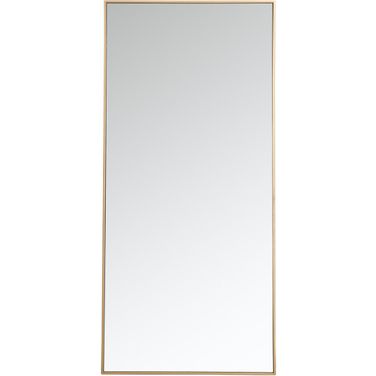 Monet Brass Rectangle Mirror MR43060BR