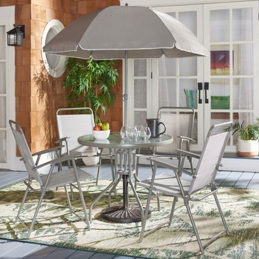 Monico Dining Set in Grey