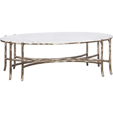 Monier Cocktail Table In Antique Gold