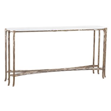 Monier Hall Console Table In Antique Gold