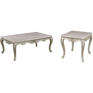 Monique Occasional Table Set In White