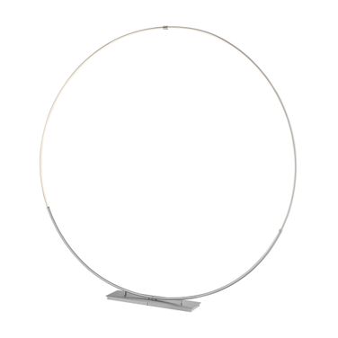 Monita Floor Lamp In Silver