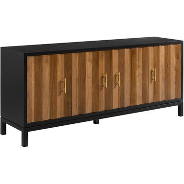 Monogram Monogram Console In Walnut and Black