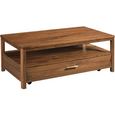 Monogram Parkway Coffee Table In Walnut