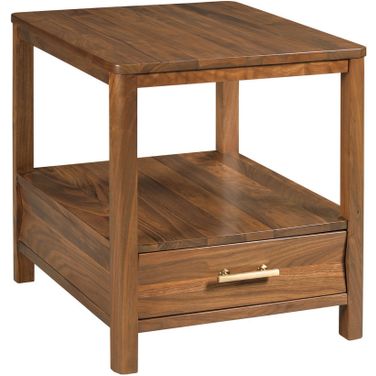 Monogram Parkway End Table In Walnut