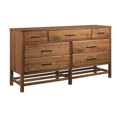 Monogram Wonderland Seven Drawer Dresser In Walnut