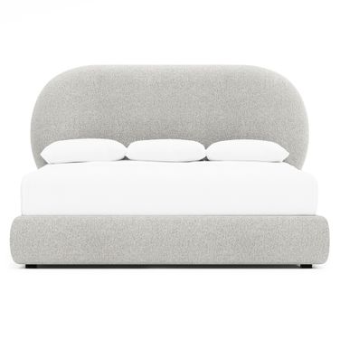 Monolith Queen Panel Bed In Grey