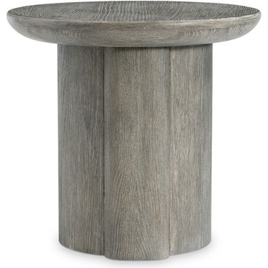 Monolith Round Side Table In Brown
