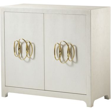 Monroe Door Chest In Ivory