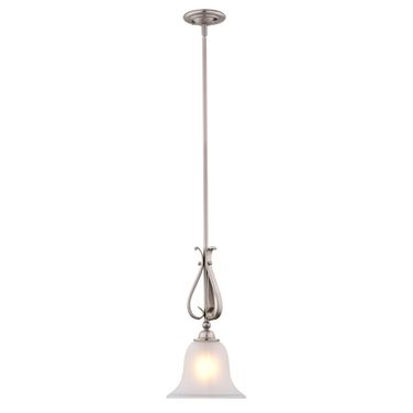 Monrovia 8.75 Inch Mini Pendant In Brushed Nickel