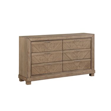 Montana 6 Drawer Dresser In Brown