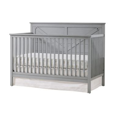 Montauk 4 In 1 Convertible Crib In Farmhouse Gray