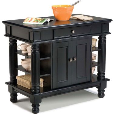 Montauk Black Kitchen Island 5092-94