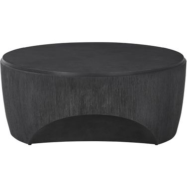 Montclair Cinder Cocktail Table In Ebony