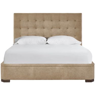 Montclair King Upholstered Bed In Toffee