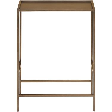 Montclair Metal Side Table In Smoked Gold