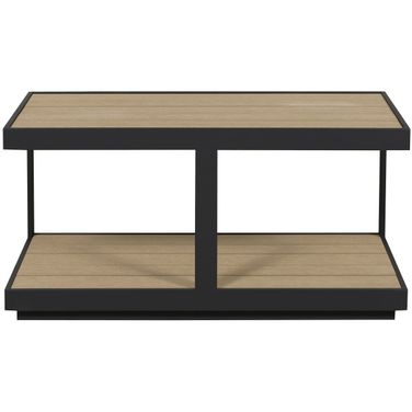 Montclair Outdoor Rectangular Cocktail Table In Black