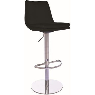 Monte Carlo Swivel Hydraulic Barstool In Black