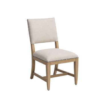 Montecito Colburn Upholstered Side Chair In Cream