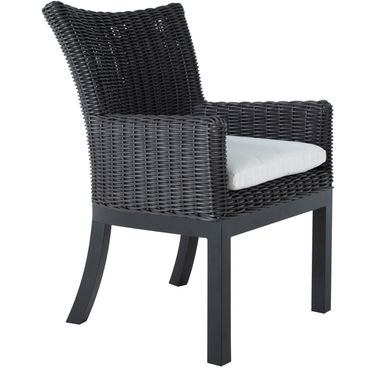 Montecito Dining Arm Chair In Avila Navy