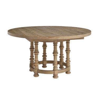 Montecito Ennisbrook Round Dinning Table In Natural