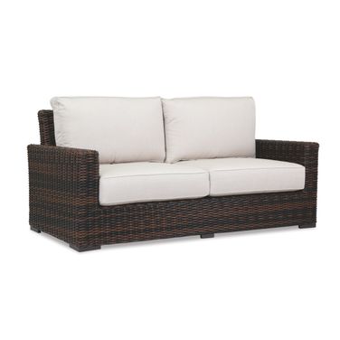 Montecito Loveseat in Canvas Flax