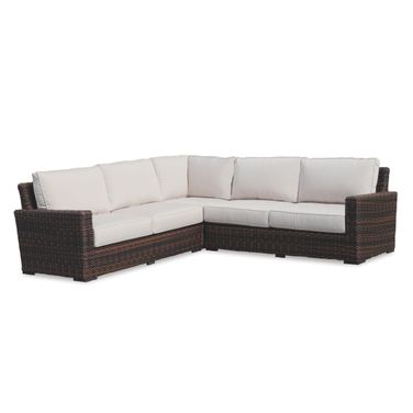 Montecito Sectional in Canvas Flax