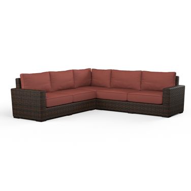 Montecito Sectional in Canvas Henna