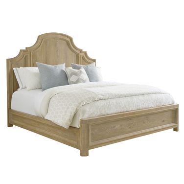 Montecito Valley Club King Panel Bed In Natural