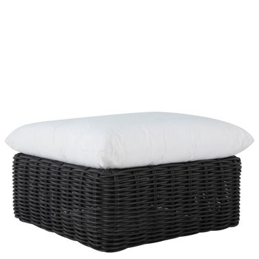 Montecito Woven Ottoman In Bali Pearl