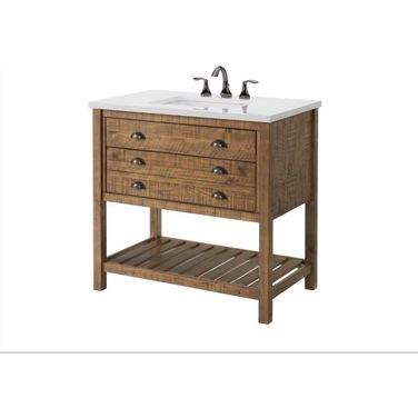 Monterey 37 Inch Bathroom Vanity In Natural
