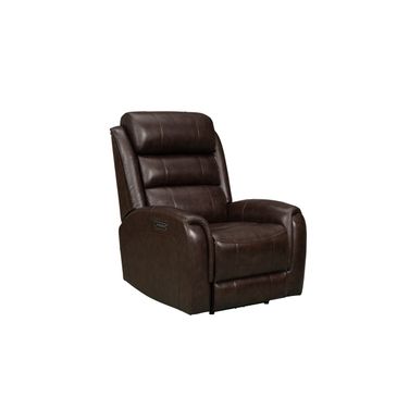 Monterey Big and Tall Power Recliner with Power Head Rest and Power Lumbar In Brown