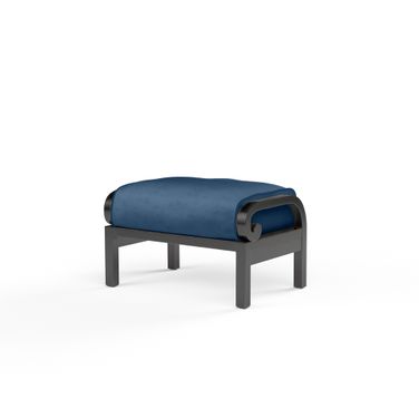 Monterey Ottoman in Spectrum Indigo