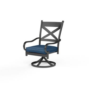 Monterey Swivel Dining Chair in Spectrum Indigo