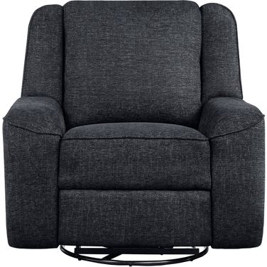 Monterey Swivel Reclining Chair In Black