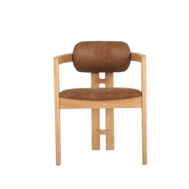 Monterrey Dining Chair In Cognac and Natural