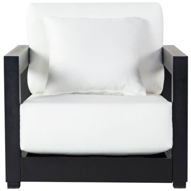 Montford Armchair In Black and Beige