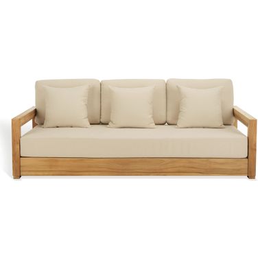 Montforound 3-Seat Bench Casing In Beige