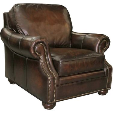 SS Montgomery Brown Leather Chair